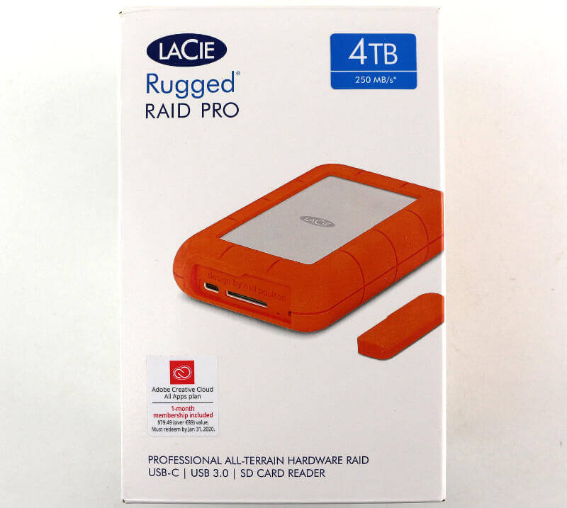 LaCie Rugged RAID Pro 4TB Photo box front