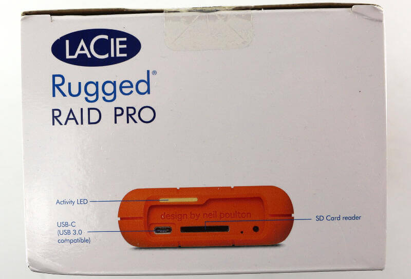 LaCie Rugged RAID Pro 4TB Photo box top