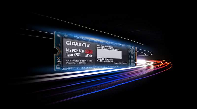 Gigabyte Storage Lineup Now Includes M.2 NVMe SSDs