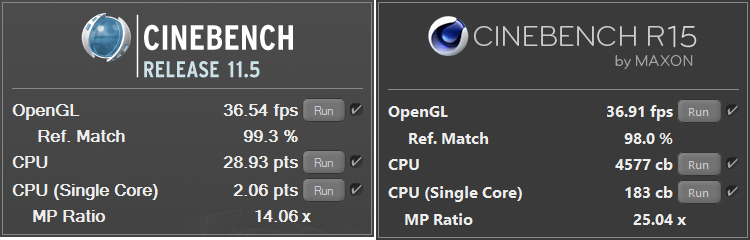 GIGABYTE MD71-HB0 Bench MEDIA Cinebench cropped and combined