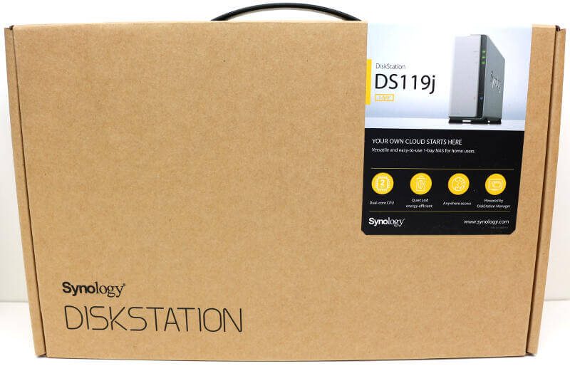 Synology DS119j Photo box front