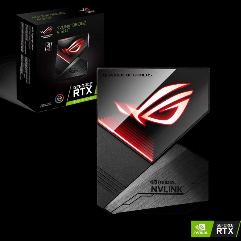 ASUS Releases ROG-Themed NVLink with RGB LED
