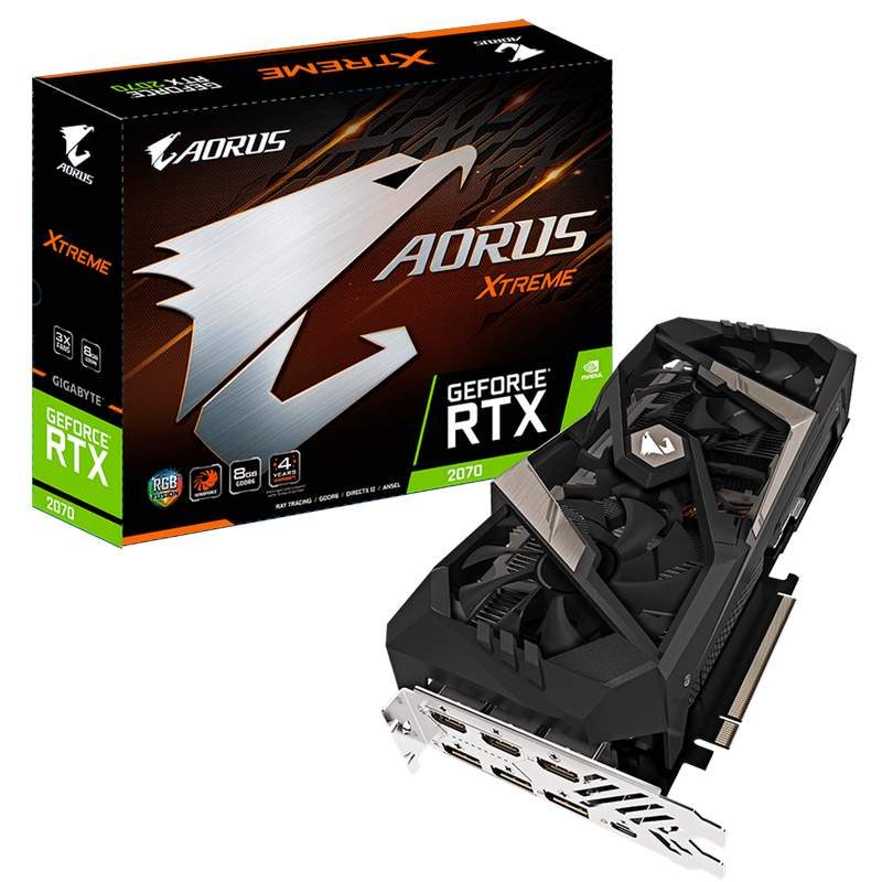 Gigabyte Offers Five GeForce RTX 2070 Models to Choose From