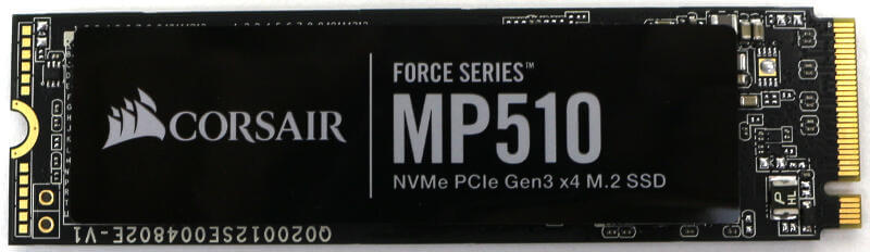 Corsair Force MP510 960GB Photo view top