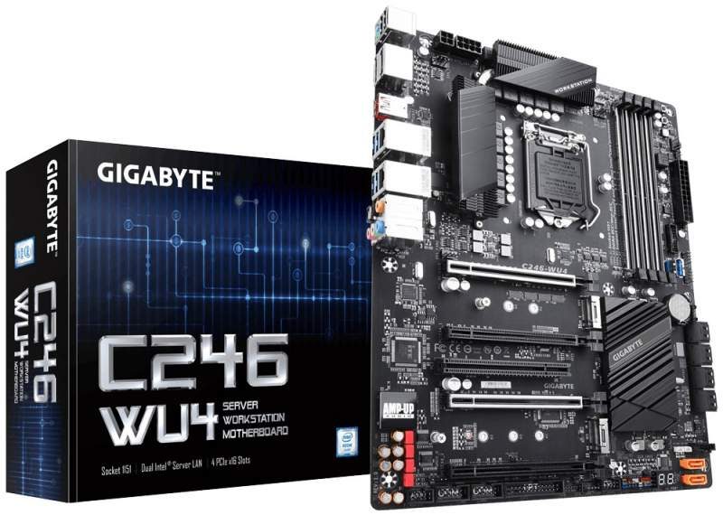 Gigabyte Launches the C246-WU4 Server Motherboard