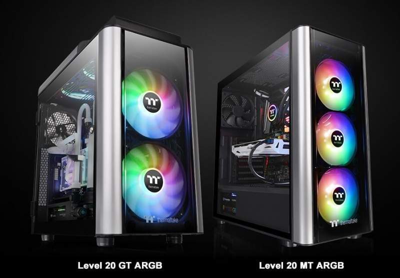 Thermaltake Debuts Level 20 MT and Level 20 GT ARGB Cases