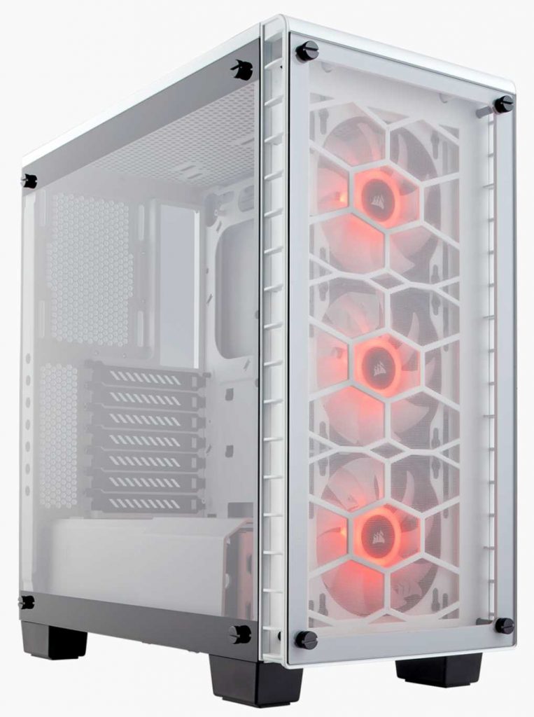 Corsair 460X RGB White Tempered Glass Chassis Review