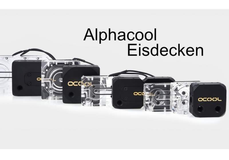 Alphacool Updates Eisdecke Series with Dual-Pump Tops