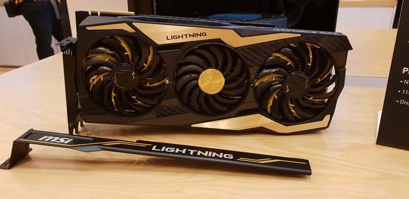 MSI Shows Off RTX 2080 Ti Lightning Z and RTX 2060's