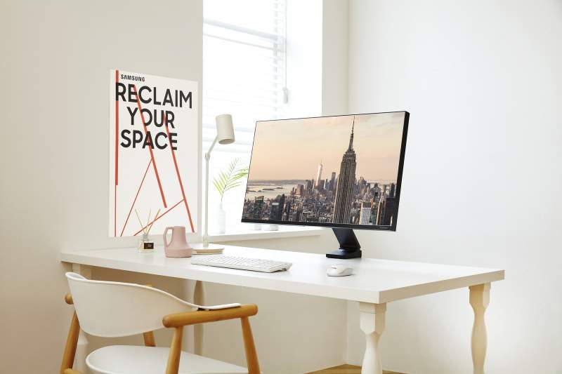Samsung Debuts the Space-Saving Minimalist "Space Monitor"