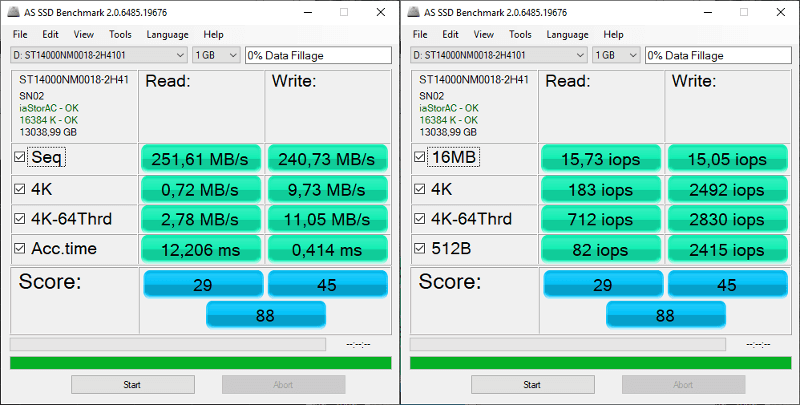 Seagate Exos X14 14TB Bench asssd 0 combined 0