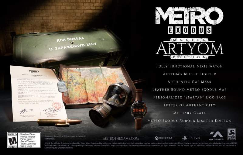 Ultra-Rare Metro Exodus Artyom Custom Edition Announced