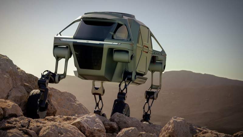 Hyundai Shows off "Project Elevate" Walking Car Concept
