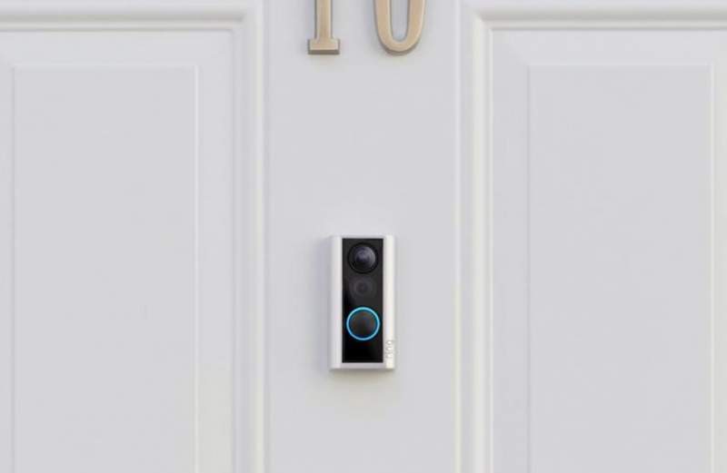 New Ring Door View Smart Cam Sits Over Existing Peephole