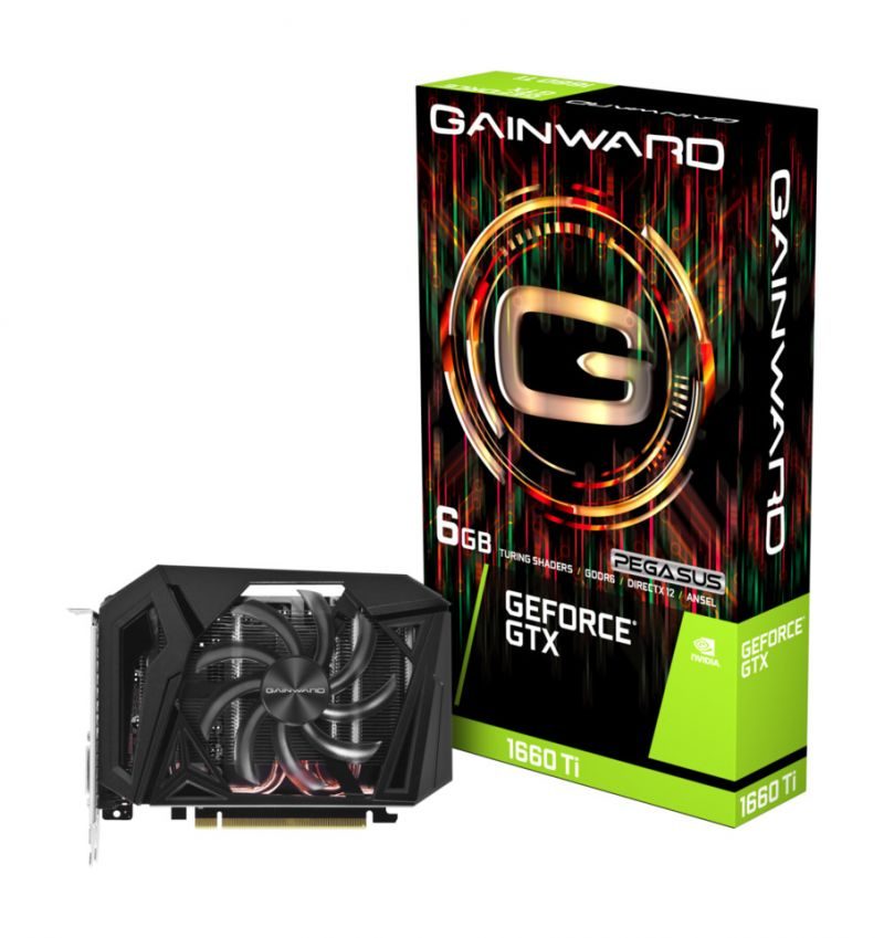 Gainward Unveils the Compact GeForce GTX 1660 Ti Pegasus
