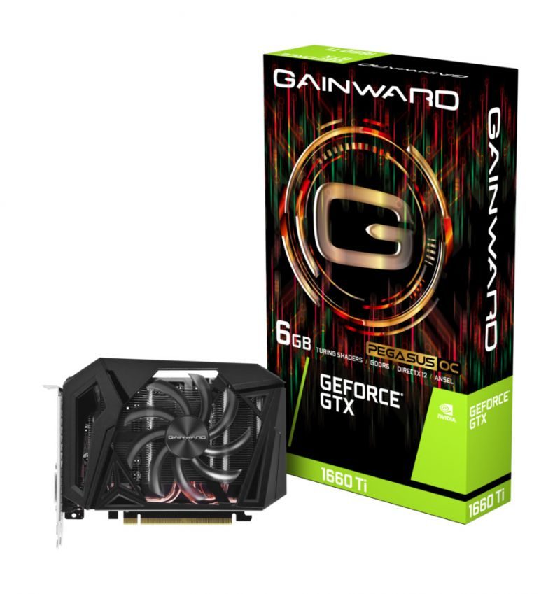 Gainward Unveils the Compact GeForce GTX 1660 Ti Pegasus