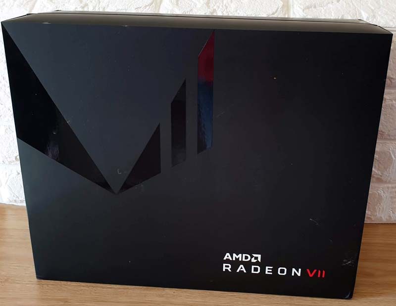 AMD Radeon VII 7nm Graphics Card Review box