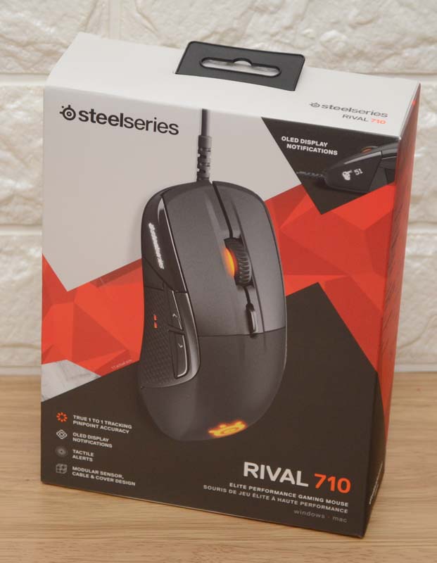 Steelseries Rival 710 Gaming Mouse box