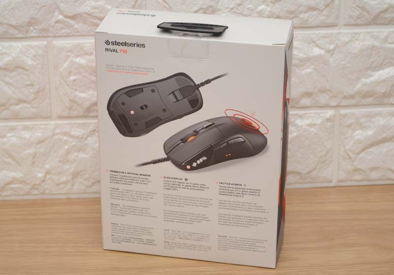 Steelseries Rival 710 Gaming Mouse box