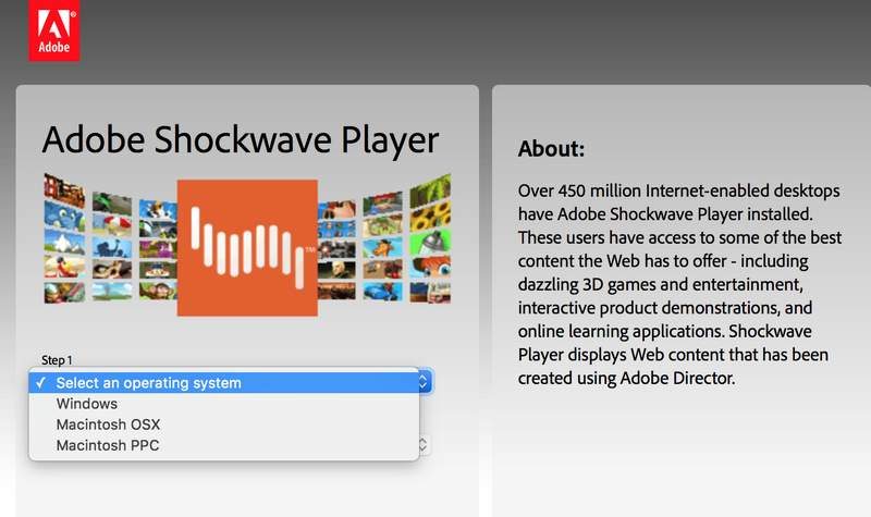 Adobe Finally Killing Off Shockwave on April 9th, 2019