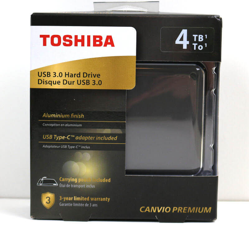 Toshiba Canvio Premium 4TB Photo box front