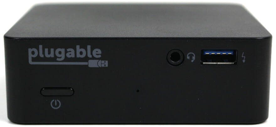 Plugable USB-C Mini Docking Station Photo view front