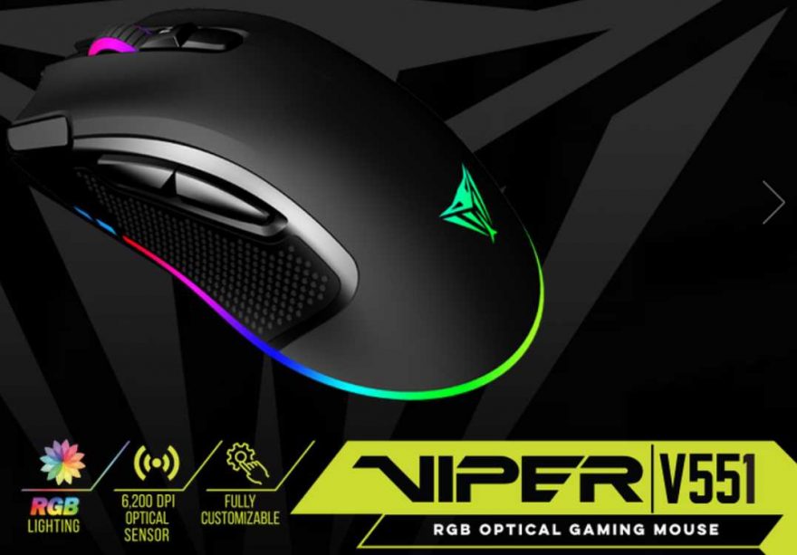 Viper V551 Optical RGB Gaming Mouse Review