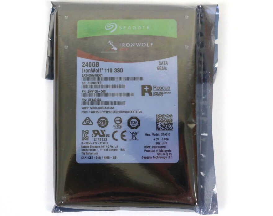 Seagate IronWolf 110 240GB Photo package