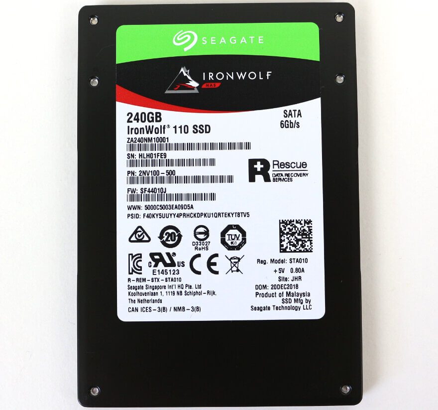 Seagate IronWolf 110 240GB Photo view top