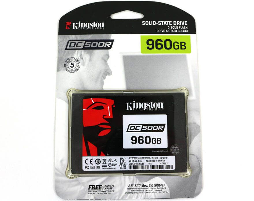 Kingston DC500 DC500R 960GB Photo box top