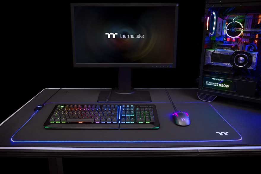 Thermaltake Release the Level 20 RGB Mouse Pads