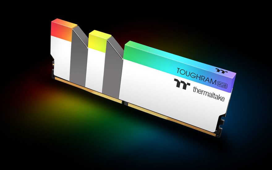 Thermaltake TOUGHRAM RGB White Edition DDR4 Now Available
