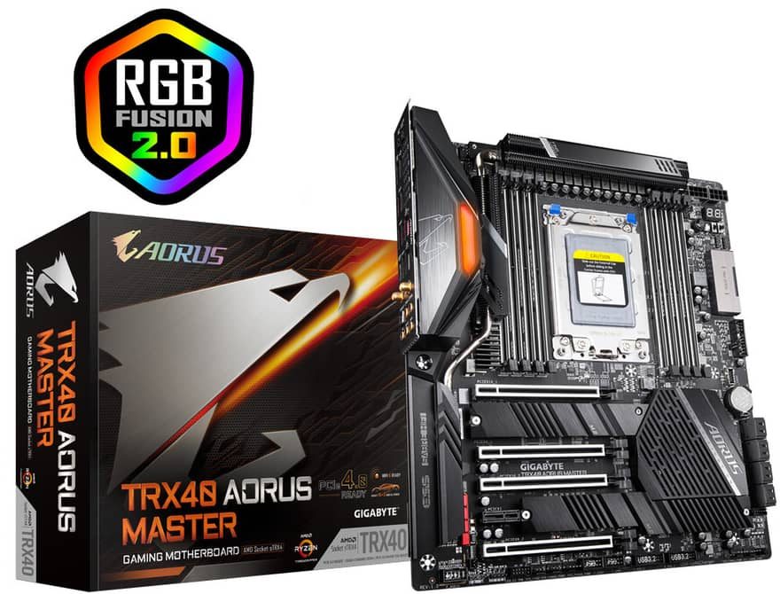 Gigabyte TRX40 AORUS and Designare Motherboards Released