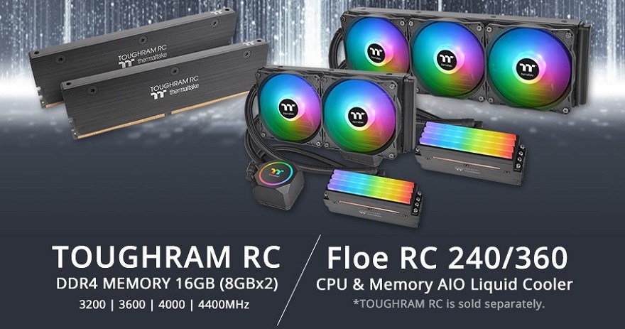 Thermaltake Floe RC360 / RC240 CPU & Memory AIO Liquid Cooler