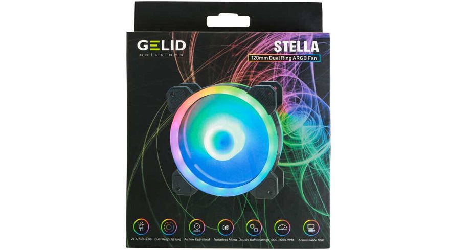 GELID Stella Dual-Ring ARGB Fans