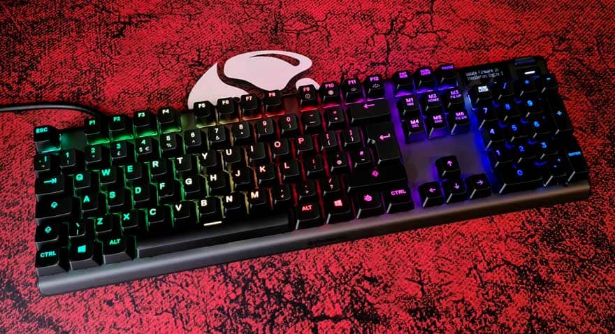 SteelSeries Apex 7 Mechanical Blue Switch Review - eTeknix