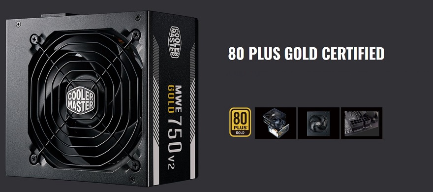 COOLER MASTER MWE Gold 750 - V2 750W 80+ GOLD Non Modular