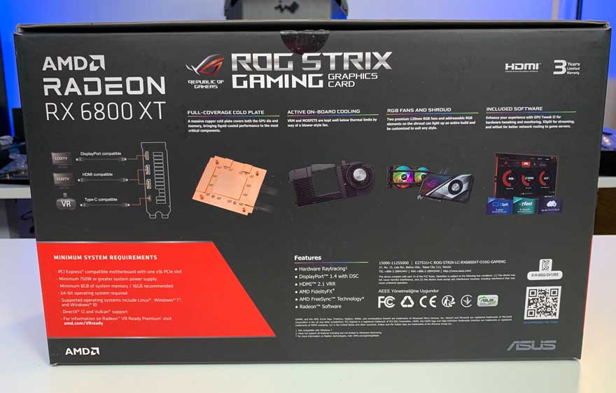 ROG-STRIX-LC-RX6800XT-O16G-GAMING, Graphics Cards