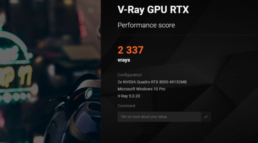 Chaos Group Releases New V-Ray 5 Benchmark