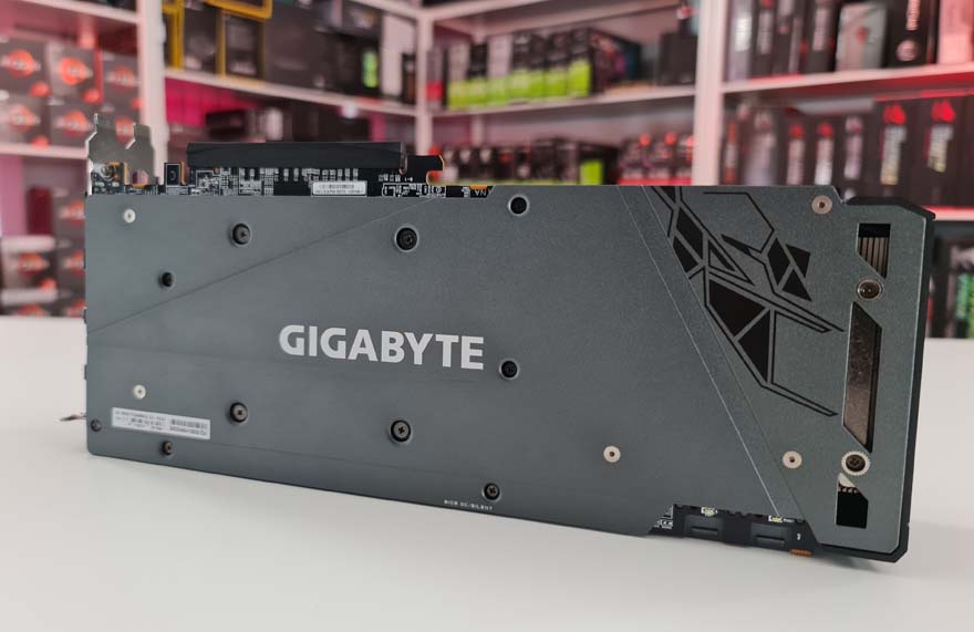 Gigabyte RX 6800 XT Gaming OC 16G  backplate