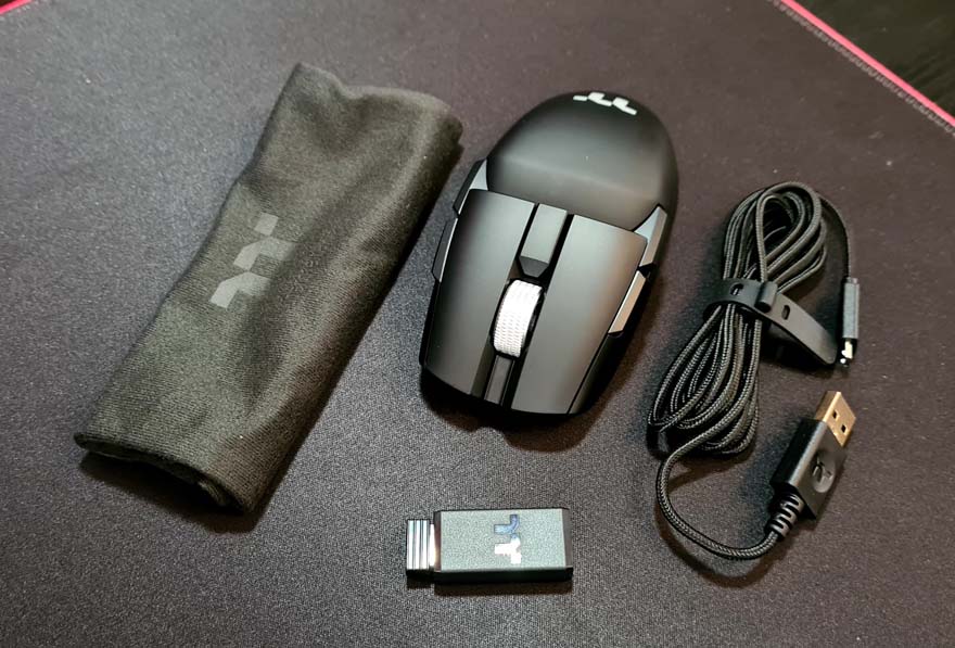 ARGENT M5 Wireless RGB Gaming Mouse Review components