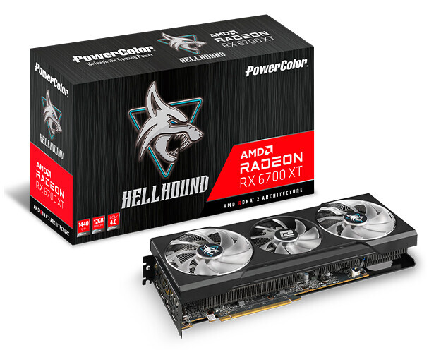 PowerColor Radeon RX 6700 XT Hellhound, Fighter, and Red Devil "Launched"