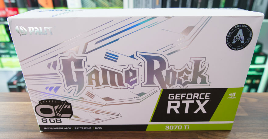 Palit RTX 3070 Ti GameRock Box Front Image