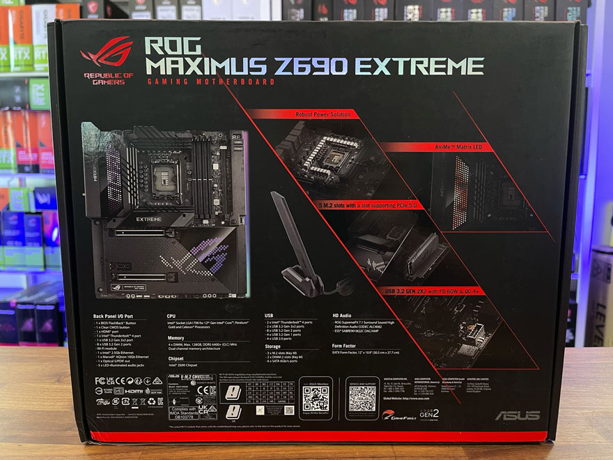 ASUS ROG MAXIMUS Z690 EXTREME Motherboard Preview