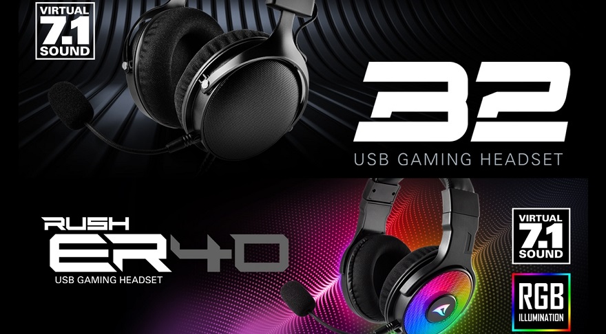 Gaming Headsets ER40 RUSH & B2 eTeknix New Unveils Sharkoon -