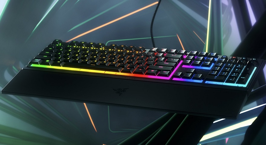 Razer Ornata V3 X Low Profile Membrane Gaming Keyboard with Razer Chroma  RGB - Black