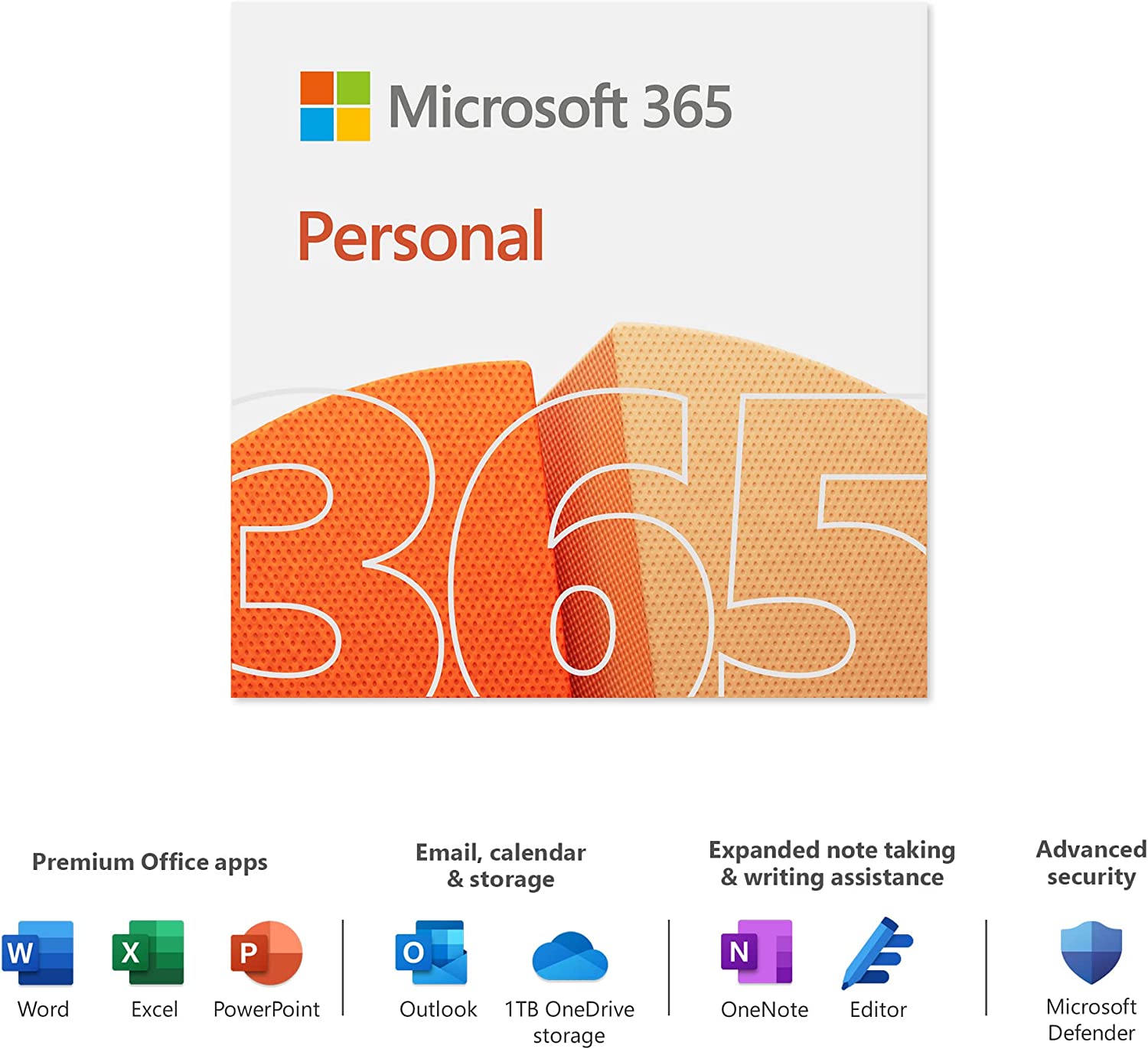Microsoft 365 Personal Office 1 user 1 year Subscription - eTeknix