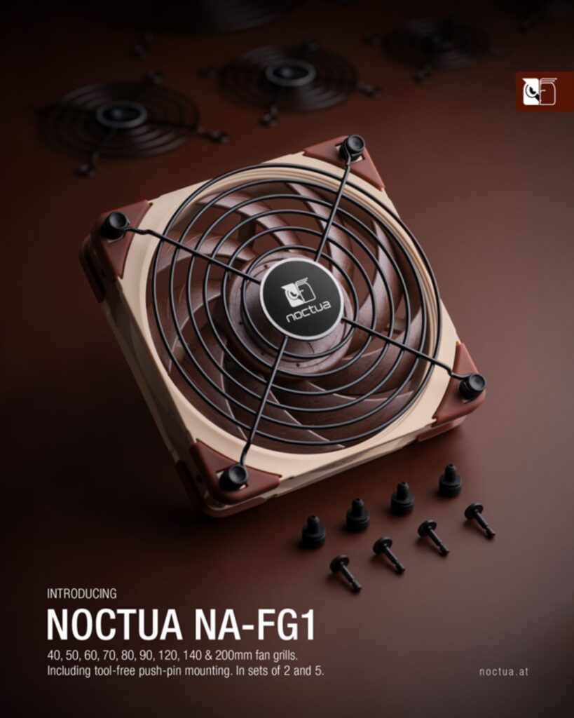 NOCTUA Introduces New NA-FG1 Fan Grills