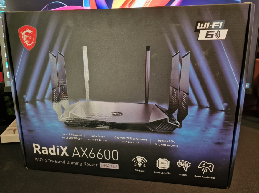 MSI RadiX AX6600 GRAX66 Tri-Band Gaming Router Review