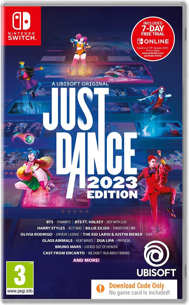 Just Dance 2023 Edition Nintendo Switch Code in Box